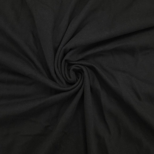 NILCOTT® Recycled Single Jersey Black 160 GSM