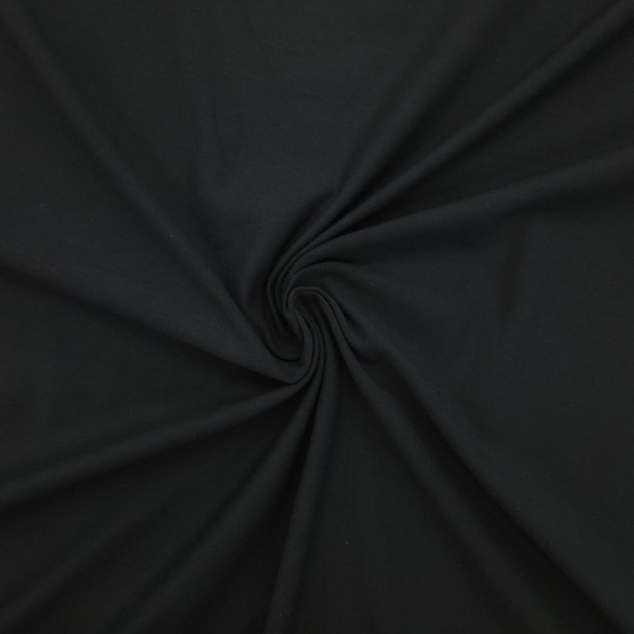 NILCOTT® Organic Single Jersey Black 160 GSM