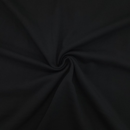 NILCOTT® Organic Fleece brushed Black 400 GSM